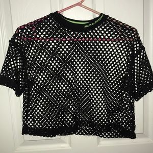 Mesh crop top